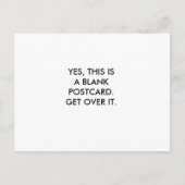 JA, DAS IST EIN BLANK POSTCARD.GET ÜBER ES. POSTKARTE (Vorderseite)