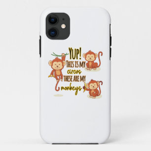 Ja! Das ist mein Zirkus, das sind meine drei Affen Case-Mate iPhone Hülle