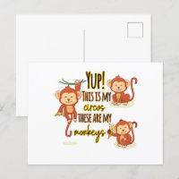 Ja! Das ist mein Zirkus, das sind meine drei Affen