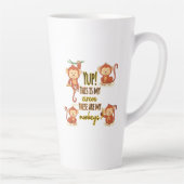 Ja! Das ist mein Zirkus, das sind meine vier Affen Milchtasse (Rechts)