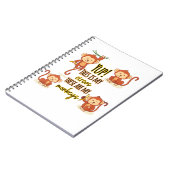 Ja! Das ist mein Zirkus, das sind meine vier Affen Notizblock (Linke Seite)