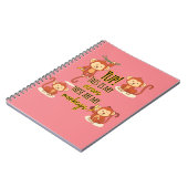 Ja! Das ist mein Zirkus, das sind meine vier Affen Notizblock (Linke Seite)