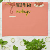 Ja! Das ist mein Zirkus, das sind meine zwei Affen Geschirrtuch (Gefaltet)