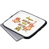Ja! Das ist mein Zirkus, das sind meine zwei Affen Laptopschutzhülle (Vorne Knopf)
