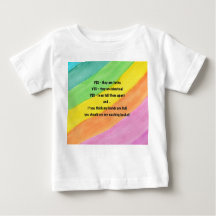 "Ja, das sind Zwillinge" Rainbow Baby T - Shirt