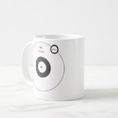 Ja, die Welt dreht sich um mich Kaffeetasse (Vorderseite Links)