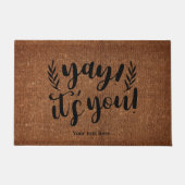 Ja, du bist es! fußmatte (Vorderseite)