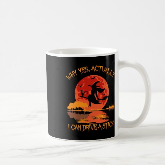 Ja, eigentlich kann ich ein Stick Halloween 2023 C Kaffeetasse (Rechts)