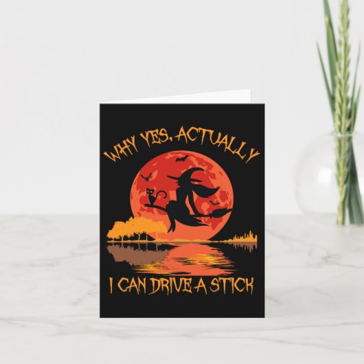 Ja, eigentlich kann ich ein Stick Halloween 2023 C Karte (Vorderseite)