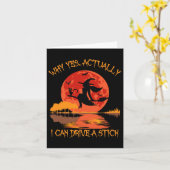 Ja, eigentlich kann ich ein Stick Halloween 2023 C Karte (Gelbe Blume)