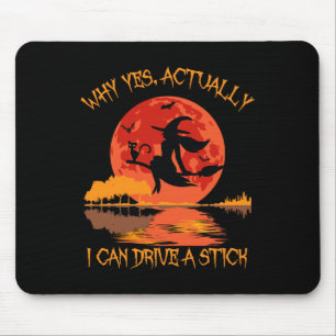 Ja, eigentlich kann ich ein Stick Halloween 2023 C Mousepad