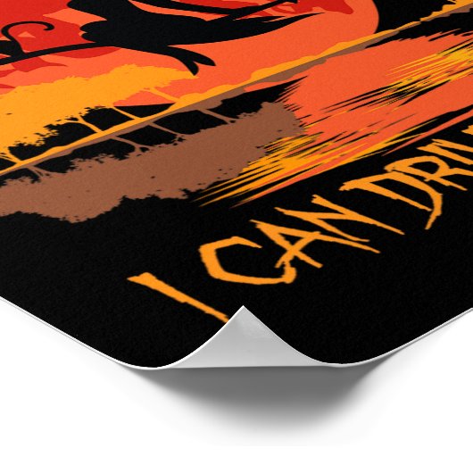 Ja, eigentlich kann ich ein Stick Halloween 2023 C Poster (Ecke)