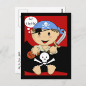 Ja! Ein Junge! Postkarte (Vorne/Hinten)