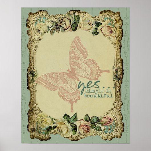 Ja... Einfach ist schön Poster (Vorne)