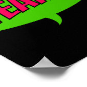 Ja! Energetic Pop Art Comic Chefkoch Poster (Ecke)