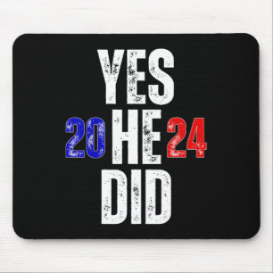 Ja, er kann es und ja, er hat es getan 2024 Vintag Mousepad