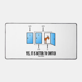 Ja, es ist besser, drei Türen pro Ziege zu wechsel Schreibtischunterlage