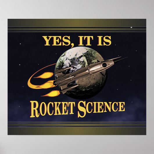 Ja, es ist das Rocket Science Poster (Vorne)