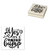 Ja, es ist ein Baby-Bump Gummistempel (Stempel)