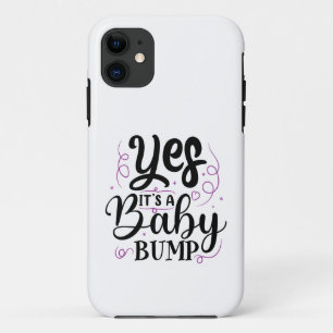 Ja, es ist ein Baby-Bump - Schwangerschaftsankündi Case-Mate iPhone Hülle