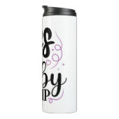 Ja, es ist ein Baby-Bump - Schwangerschaftsankündi Thermosbecher (Nach rechts gedreht)