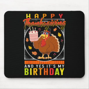 Ja, es ist mein Geburtstag Türkei Herbst Kostüm Mousepad