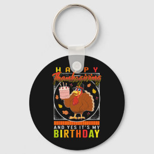 Ja, es ist mein Geburtstag Türkei Herbst Kostüm Schlüsselanhänger