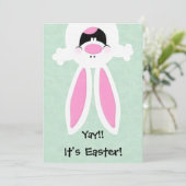 Ja!Es ist Ostern!Einladung zur Ostereijagd Einladung (Stehend Vorderseite)