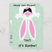 Ja!Es ist Ostern!Einladung zur Ostereijagd Einladung (Vorne/Hinten)