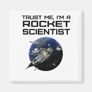 Ja, es ist Rocket Science Funny Aerospace Magnet