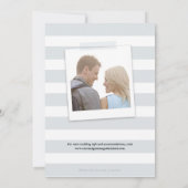 Ja Foto Save the Date Karte (Rückseite)