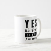 Ja, Freitag Kaffeetasse (VorderseiteRechts)