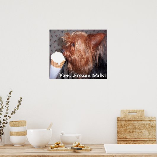 Ja... Frozen Milch! Poster (Küche)