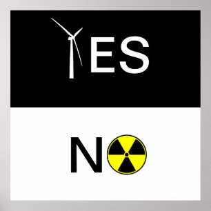 "JA" FÜR SAUBERE ENERGIE POSTER