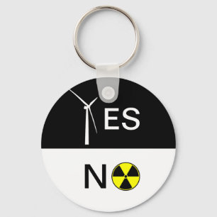 "JA" FÜR SAUBERE ENERGIE SCHLÜSSELANHÄNGER