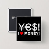 Ja! Geld der Liebe I! Button (Vorne & Hinten)