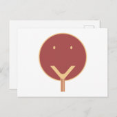 Ja Gesicht - C/R. Postkarte (Vorne/Hinten)