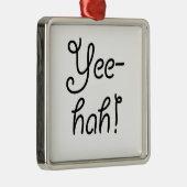 Ja-hah! Silbernes Ornament (Rechts)