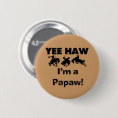 Ja, Haw ich bin ein Papa-Hemd und Geschenke Button (Vorne & Hinten)
