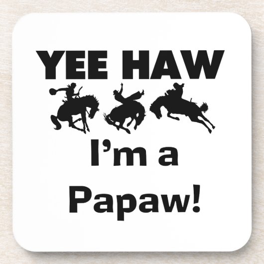 Ja, Haw ich bin ein Papa-Hemd und Geschenke Untersetzer (Vorderseite)