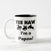 Ja, Haw ich bin ein Papa-Hemd und Geschenke Zweifarbige Tasse (Links)