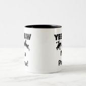 Ja, Haw ich bin ein Papa-Hemd und Geschenke Zweifarbige Tasse (Mittel)