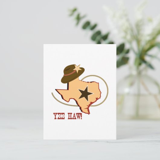 Ja, Haw! Postkarte (Stehend Vorderseite)