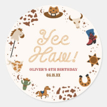 Ja, Haw! Western Cowboy Rodeo Geburtstagsparty