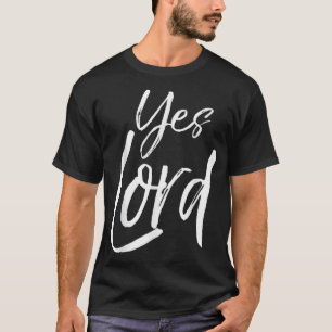 Ja Herr Shirt Vintage Amen Fett Cool Christlich Te