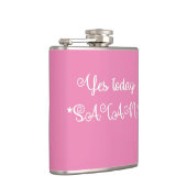 Ja, heute rosa Satan Flask Flachmann (Rechts)