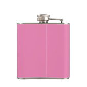 Ja, heute rosa Satan Flask Flachmann (Rückseite)