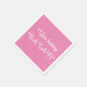 Ja Heute Satan Cocktail Napkin Serviette (Ecke)