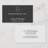 Ja - Hochzeits-Planer Visitenkarte (Vorne/Hinten)