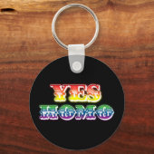 Ja Homo Schlüsselanhänger (Vorderseite)
